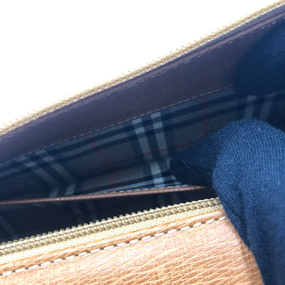 【中古品】【メンズ/レディース】 BURBERRY バーバリー LEATHER HAND BAG MINI BOSTON レザー ハンドバッグ ミニボストン カバン 188-250816-ts-01-tei カラー：ブラウン 万代Net店