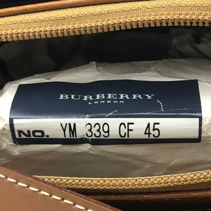 【中古品】【メンズ/レディース】 BURBERRY バーバリー NOVA CHECK SHADOW HORSE LEATHER ONE SHOULDER BAG ノヴァチェック シャドウホース レザーワン ショルダーバッグ カバン 188-250816-ts-02-tei カラー：ブラウン 万代Net店