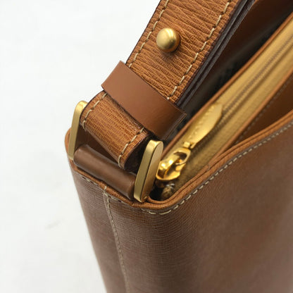 【中古品】【メンズ/レディース】 BURBERRY バーバリー NOVA CHECK SHADOW HORSE LEATHER ONE SHOULDER BAG ノヴァチェック シャドウホース レザーワン ショルダーバッグ カバン 188-250816-ts-02-tei カラー：ブラウン 万代Net店