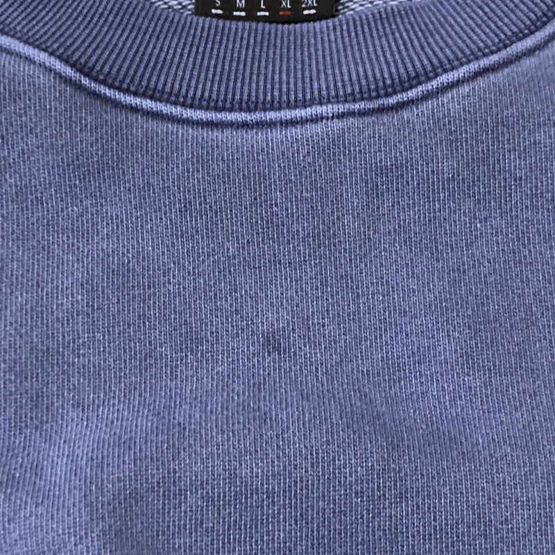 【中古品】【メンズ】 LQQK STUDIO ルックスタジオ 25SS WASHED FLEECE CREWNECK SWEAT LQS25WF54 ウォッシュド フリース クルーネック スウェット 長袖 トップス トレーナー 140-250808-yo-04-tei サイズ：XL カラー：WASHED BLUE 万代Net店