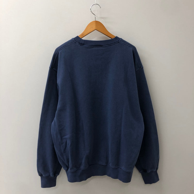 【中古品】【メンズ】 LQQK STUDIO ルックスタジオ 25SS WASHED FLEECE CREWNECK SWEAT LQS25WF54 ウォッシュド フリース クルーネック スウェット 長袖 トップス トレーナー 140-250808-yo-04-tei サイズ：XL カラー：WASHED BLUE 万代Net店