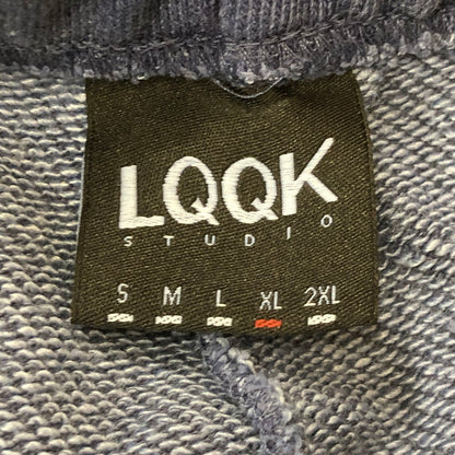 【中古品】【メンズ】 LQQK ルックスタジオ 25SS WASHED FLEECE SWEAT PANTS LQS25WF55 ウォッシュド フリース スウェット パンツ ボトムス 151-250808-yo-25-tei サイズ：XL カラー：WASHED BLUE 万代Net店