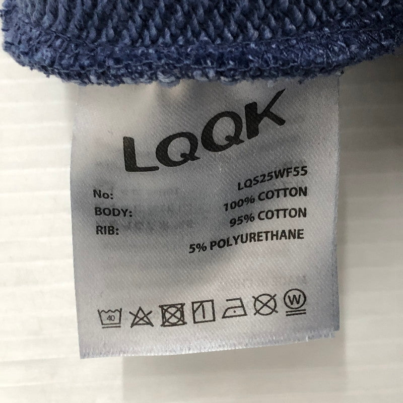 【中古品】【メンズ】 LQQK ルックスタジオ 25SS WASHED FLEECE SWEAT PANTS LQS25WF55 ウォッシュド フリース スウェット パンツ ボトムス 151-250808-yo-25-tei サイズ：XL カラー：WASHED BLUE 万代Net店