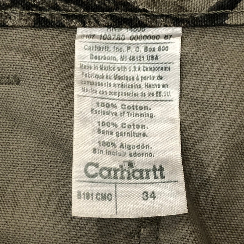 【中古品】【メンズ】 Carhartt カーハート REALTREE HALF DAC SHORTS B191 CMO リアルツリー ハーフ ダックショーツ ボトムス ハーフパンツ ショートパンツ 156-250808-yo-28-tei サイズ：34 カラー：リアルツリーカモ 万代Net店