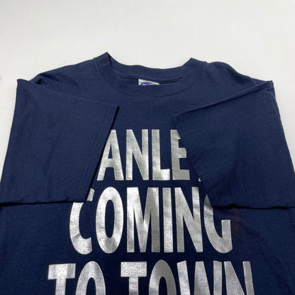 【現状渡し品】【メンズ】 NHL エヌエイチエル 90’s TORONTO MAPLE LEAFS TEE 90年代 トロント メープル リーフス Tシャツ 145-260807-sa-12-tei サイズ：L カラー：ネイビー 万代Net店