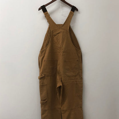 【中古品】【メンズ】 Carhartt カーハート DOUBLE KNEE DUCK OVERALLS 102966-211 ダブルニー ダック オーバーオール ボトムス パンツ 145-250810-ts-25-fuz サイズ：L カラー：ブラウン 万代Net店