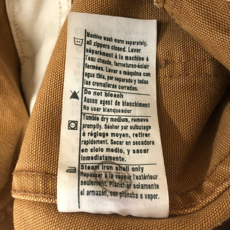 【中古品】【メンズ】 Carhartt カーハート DOUBLE KNEE DUCK OVERALLS 102966-211 ダブルニー ダック オーバーオール ボトムス パンツ 145-250810-ts-25-fuz サイズ：L カラー：ブラウン 万代Net店