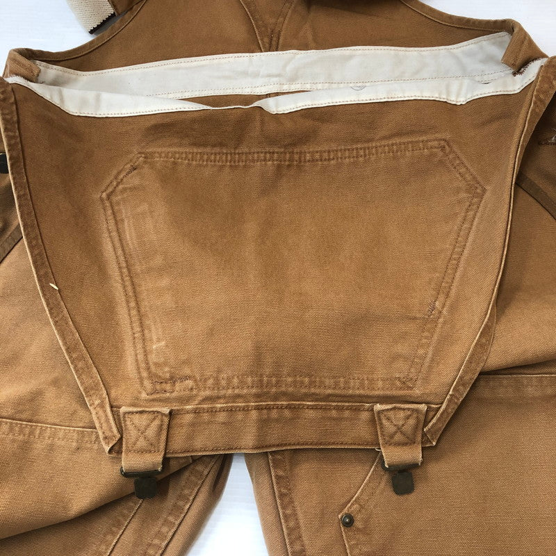【中古品】【メンズ】 Carhartt カーハート DOUBLE KNEE DUCK OVERALLS 102966-211 ダブルニー ダック オーバーオール ボトムス パンツ 145-250810-ts-25-fuz サイズ：L カラー：ブラウン 万代Net店