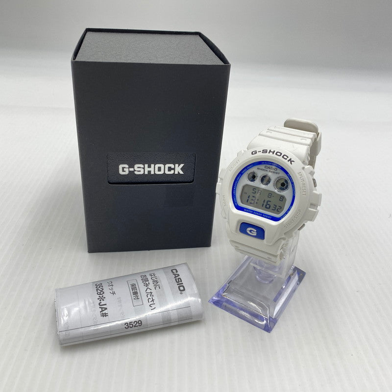 【中古品】【メンズ】 CASIO カシオ HIDDEN GLOW 6900 SERIES G-SHOCK DW-6900HDS ヒドテン グロウ 6900シリーズ ジーショック 腕時計 198-260808-yo-10-tei カラー：ホワイト 万代Net店