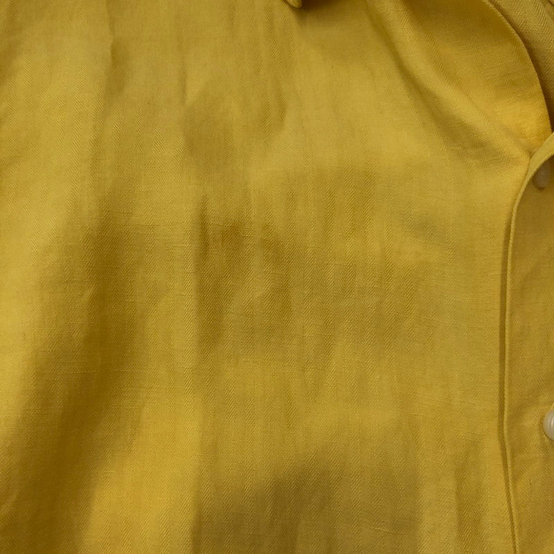 【中古品】【メンズ】 Polo by Ralph Lauren ポロバイラルフローレン LINEN OPEN COLLAR SHIRT リネン オープンカラー シャツ 半袖 トップス 147-250808-yo-31-tei サイズ：XL カラー：イエロー 万代Net店