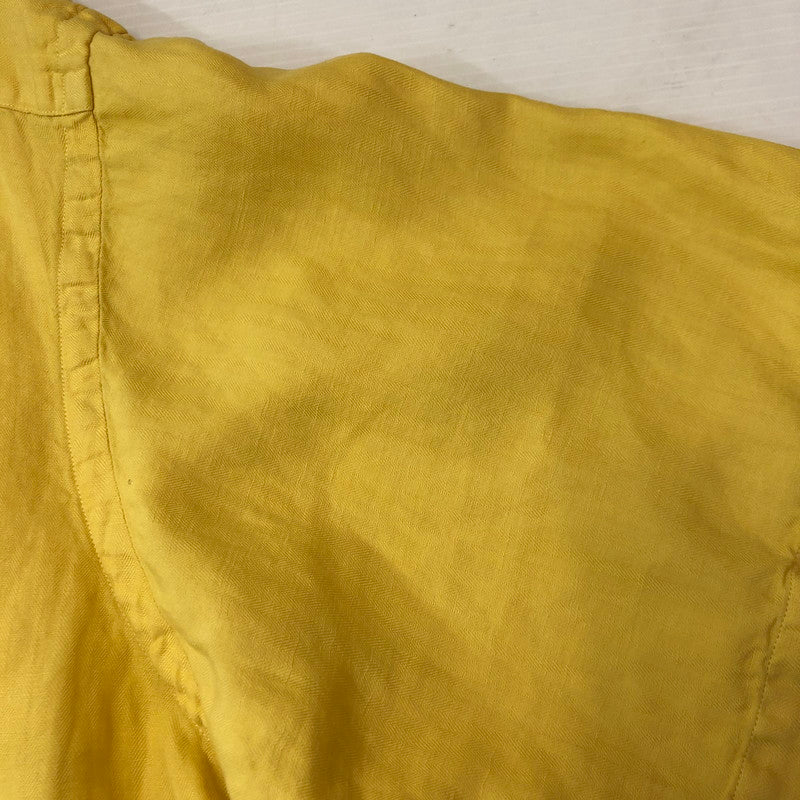 【中古品】【メンズ】 Polo by Ralph Lauren ポロバイラルフローレン LINEN OPEN COLLAR SHIRT リネン オープンカラー シャツ 半袖 トップス 147-250808-yo-31-tei サイズ：XL カラー：イエロー 万代Net店