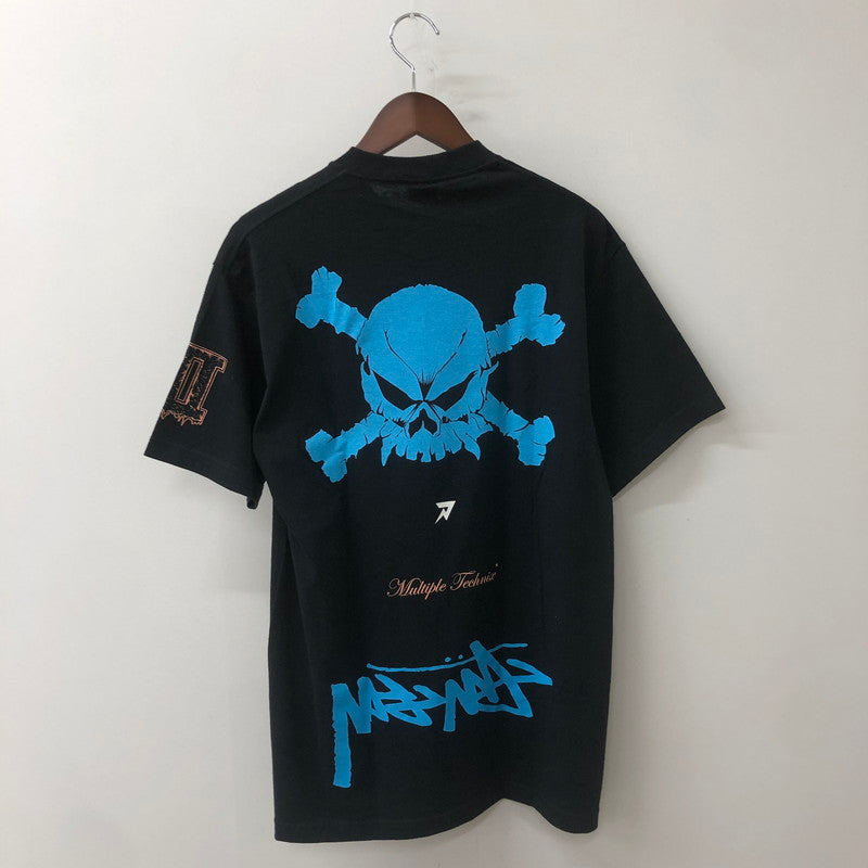 【中古品】【メンズ】 STUSSY ステューシー ×NEXUS7 ネクサスセブン 別注 コラボ SKULL TEE スカル Tシャツ トップス 半袖 142-250810-ts-05-tei サイズ：M カラー：ブラック 万代Net店