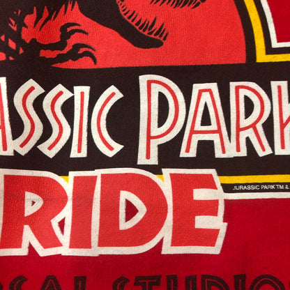 【中古品】【メンズ】 UNIVERSAL STUDIOS JAPAN ユニバーサルスタジオジャパン JURASSIC PARK THE RIDE TEE MADE IN USA ジュラシックパーク ザ ライド Tシャツ トップス 半袖 145-250810-ts-15-tei サイズ：S カラー：レッド 万代Net店