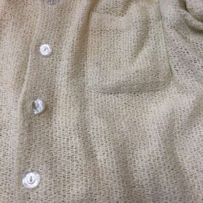 【中古品】【メンズ】 ROSS SUTHERLAND ロスサザーランド KNIT S/S SHIRT ニット ショートスリーブ シャツ トップス 半袖 145-250810-ts-17-tei サイズ：M カラー：ホワイト 万代Net店