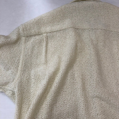 【中古品】【メンズ】 ROSS SUTHERLAND ロスサザーランド KNIT S/S SHIRT ニット ショートスリーブ シャツ トップス 半袖 145-250810-ts-17-tei サイズ：M カラー：ホワイト 万代Net店