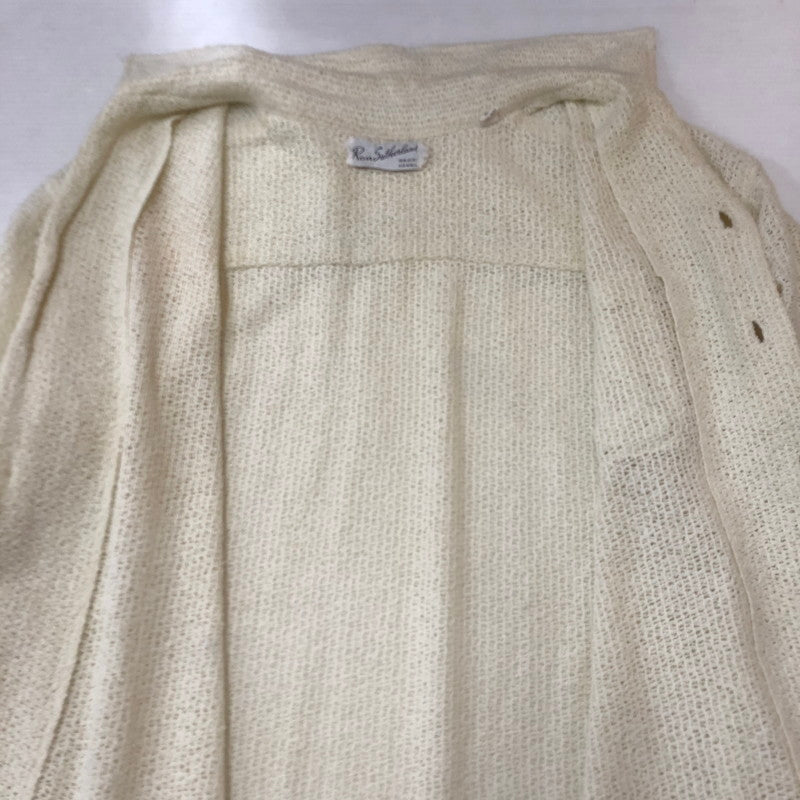 【中古品】【メンズ】 ROSS SUTHERLAND ロスサザーランド KNIT S/S SHIRT ニット ショートスリーブ シャツ トップス 半袖 145-250810-ts-17-tei サイズ：M カラー：ホワイト 万代Net店