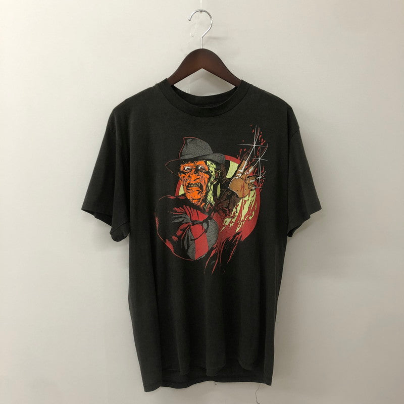 【現状渡し品】【メンズ】 UNKNOWN 80’s A NIGHTMARE ON ELM STREET 4 TEE VINTAGE 80年代 エルム街の悪夢4 Tシャツ トップス 半袖 ヴィンテージ 145-250810-ts-13-tei サイズ：XL カラー：ブラック 万代Net店
