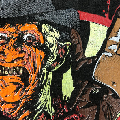 【現状渡し品】【メンズ】 UNKNOWN 80’s A NIGHTMARE ON ELM STREET 4 TEE VINTAGE 80年代 エルム街の悪夢4 Tシャツ トップス 半袖 ヴィンテージ 145-250810-ts-13-tei サイズ：XL カラー：ブラック 万代Net店