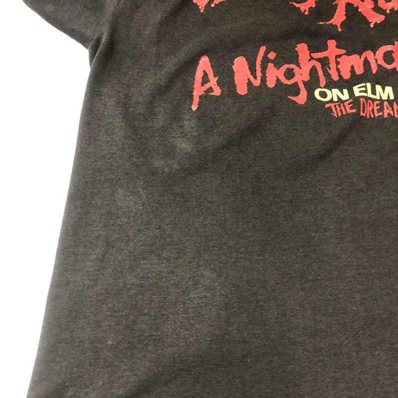 【現状渡し品】【メンズ】 UNKNOWN 80’s A NIGHTMARE ON ELM STREET 4 TEE VINTAGE 80年代 エルム街の悪夢4 Tシャツ トップス 半袖 ヴィンテージ 145-250810-ts-13-tei サイズ：XL カラー：ブラック 万代Net店