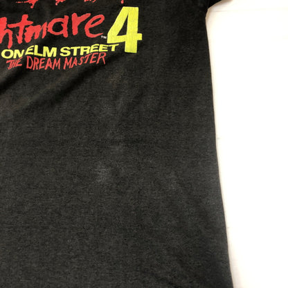 【現状渡し品】【メンズ】 UNKNOWN 80’s A NIGHTMARE ON ELM STREET 4 TEE VINTAGE 80年代 エルム街の悪夢4 Tシャツ トップス 半袖 ヴィンテージ 145-250810-ts-13-tei サイズ：XL カラー：ブラック 万代Net店