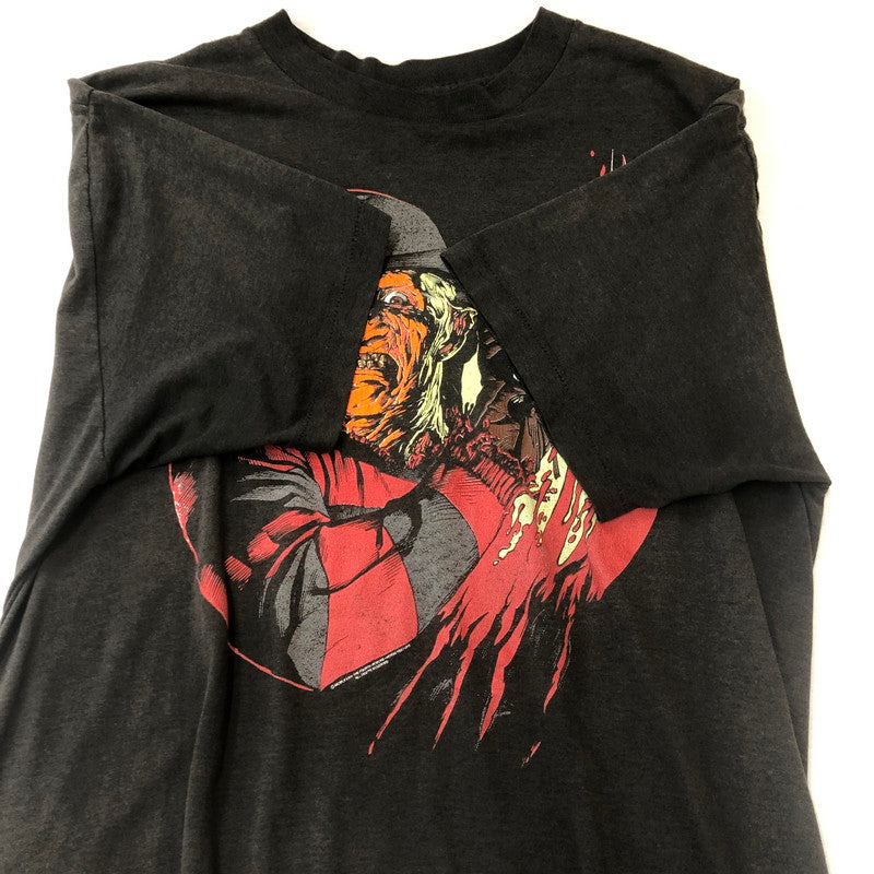 【現状渡し品】【メンズ】 UNKNOWN 80’s A NIGHTMARE ON ELM STREET 4 TEE VINTAGE 80年代 エルム街の悪夢4 Tシャツ トップス 半袖 ヴィンテージ 145-250810-ts-13-tei サイズ：XL カラー：ブラック 万代Net店