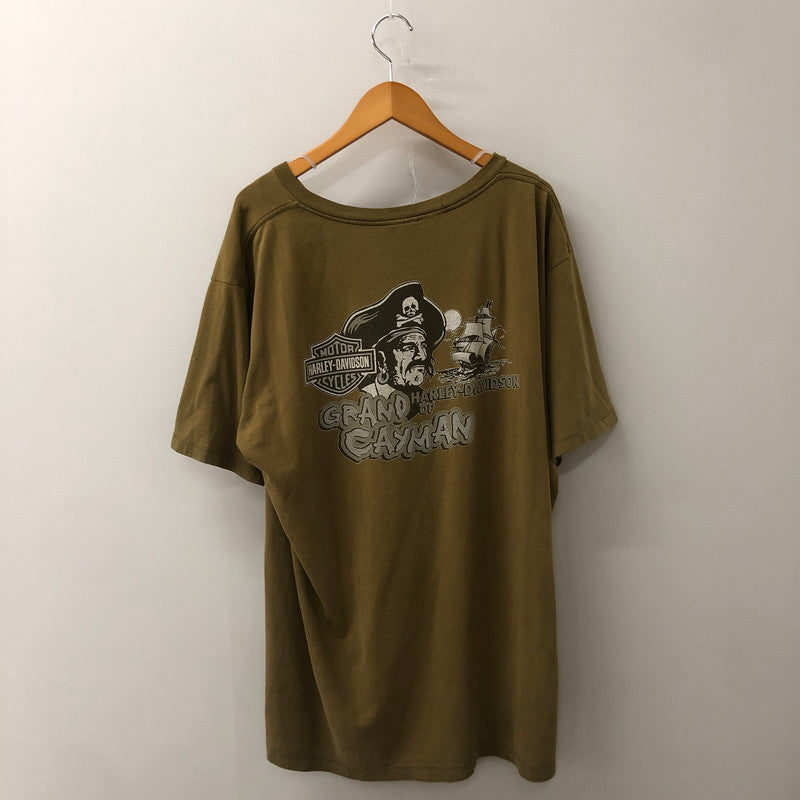 【中古品】【メンズ】 HARLEY DAVIDSON ハーレーダビッドソン 00’s POCKET TEE 2000年代 ポケット Tシャツ トップス 半袖 145-250810-ts-16-tei サイズ：XL カラー：ベージュ 万代Net店