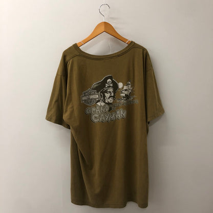 【中古品】【メンズ】 HARLEY DAVIDSON ハーレーダビッドソン 00’s POCKET TEE 2000年代 ポケット Tシャツ トップス 半袖 145-250810-ts-16-tei サイズ：XL カラー：ベージュ 万代Net店