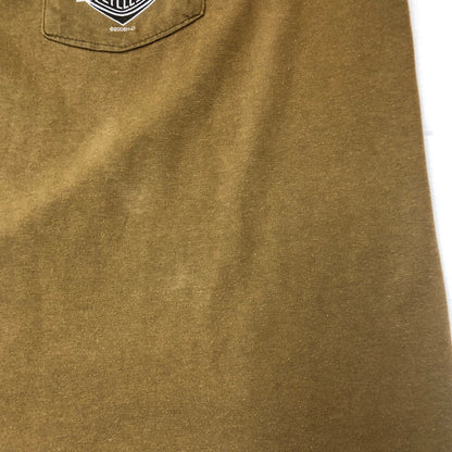 【中古品】【メンズ】 HARLEY DAVIDSON ハーレーダビッドソン 00’s POCKET TEE 2000年代 ポケット Tシャツ トップス 半袖 145-250810-ts-16-tei サイズ：XL カラー：ベージュ 万代Net店