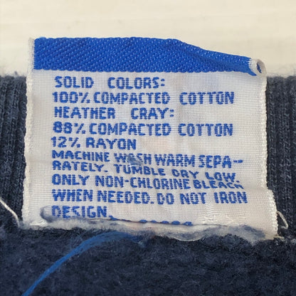 【中古品】【メンズ】 Champion チャンピオン 90’s LOGO PRINT CREWNECK SWEAT MADE IN USA 90年代 ロゴプリント クルーネックスウェット USA製 トップス トレーナー 145-250810-ts-19-tei サイズ：M カラー：ネイビー 万代Net店