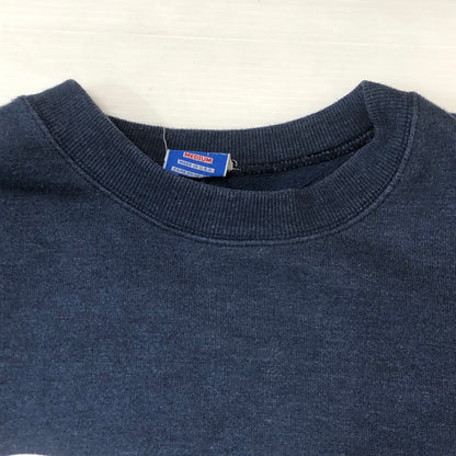 【中古品】【メンズ】 Champion チャンピオン 90’s LOGO PRINT CREWNECK SWEAT MADE IN USA 90年代 ロゴプリント クルーネックスウェット USA製 トップス トレーナー 145-250810-ts-19-tei サイズ：M カラー：ネイビー 万代Net店