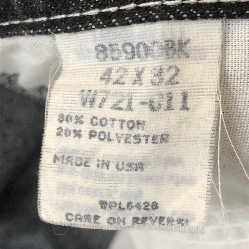 【中古品】【メンズ】 Wrangler ラングラー BLACK DENIM PANTS MADE IN USA 85900BK ブラックデニムパンツ USA製 ボトムス ジーンズ 156-250810-ts-29-tei サイズ：42 x 32 カラー：ブラック 万代Net店