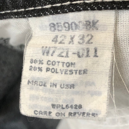 【中古品】【メンズ】 Wrangler ラングラー BLACK DENIM PANTS MADE IN USA 85900BK ブラックデニムパンツ USA製 ボトムス ジーンズ 156-250810-ts-29-tei サイズ：42 x 32 カラー：ブラック 万代Net店