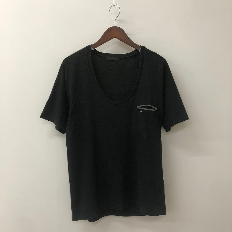 【中古品】【メンズ】 UNDERCOVER アンダーカバー 10SS HEAT CUT POCKET TEE E4803 LESS BUT BETTER期 ヒートカットポケットTシャツ トップス 半袖 レス バッド ベター期 140-250810-ts-01-tei サイズ：2 カラー：ブラック 万代Net店