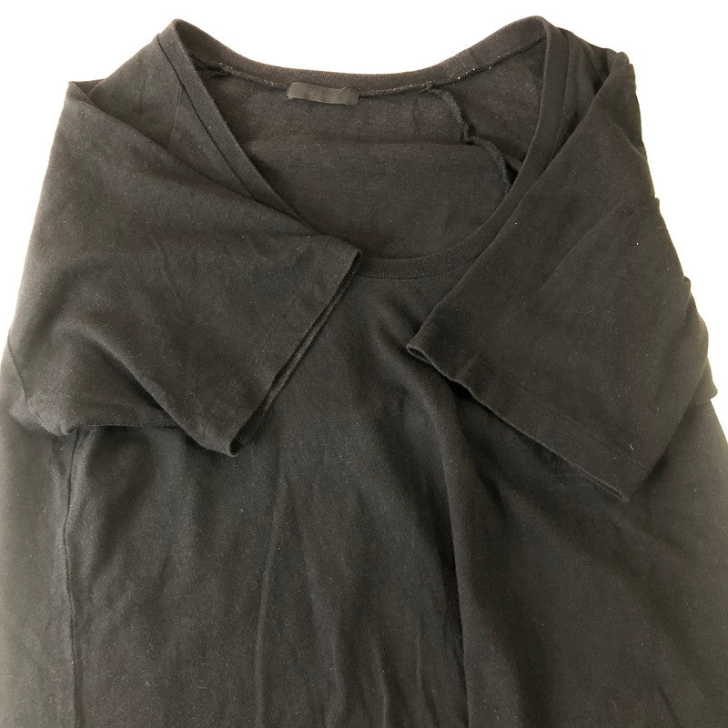 【中古品】【メンズ】 UNDERCOVER アンダーカバー 10SS HEAT CUT POCKET TEE E4803 LESS BUT BETTER期 ヒートカットポケットTシャツ トップス 半袖 レス バッド ベター期 140-250810-ts-01-tei サイズ：2 カラー：ブラック 万代Net店