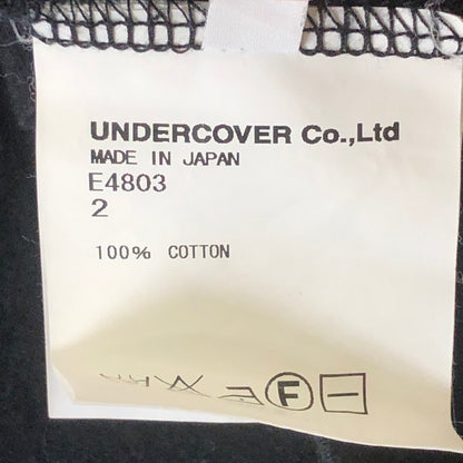 【中古品】【メンズ】 UNDERCOVER アンダーカバー 10SS HEAT CUT POCKET TEE E4803 LESS BUT BETTER期 ヒートカットポケットTシャツ トップス 半袖 レス バッド ベター期 140-250810-ts-01-tei サイズ：2 カラー：ブラック 万代Net店