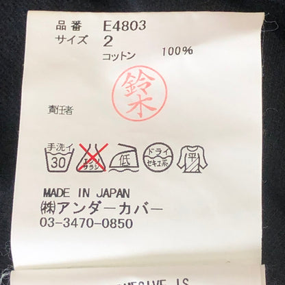 【中古品】【メンズ】 UNDERCOVER アンダーカバー 10SS HEAT CUT POCKET TEE E4803 LESS BUT BETTER期 ヒートカットポケットTシャツ トップス 半袖 レス バッド ベター期 140-250810-ts-01-tei サイズ：2 カラー：ブラック 万代Net店