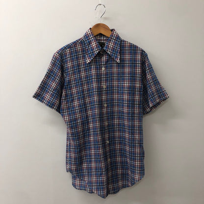 【中古品】【メンズ】 J.C. PENNEY ジェーシーペニー 70’s TOWNCRAFT S/S CHECK SHIRT VINTAGE 70年代 タウンクラフト ショートスリーブ チェックシャツ トップス 半袖 ヴィンテージ 145-250810-ts-20-tei サイズ：S カラー：チェック 万代Net店