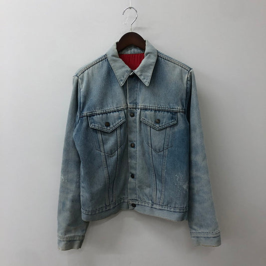 【現状渡し品】【メンズ】 UNKNOWN 70’s DENIM JACKET VINTAGE 70年代 デニムジャケット アウター ヴィンテージ 145-250810-ts-23-tei サイズ：サイズ不明 カラー：インディゴ 万代Net店