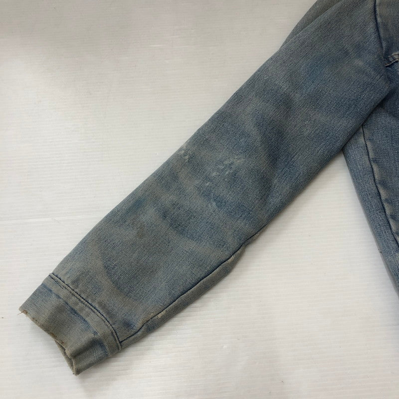 【現状渡し品】【メンズ】 UNKNOWN 70’s DENIM JACKET VINTAGE 70年代 デニムジャケット アウター ヴィンテージ 145-250810-ts-23-tei サイズ：サイズ不明 カラー：インディゴ 万代Net店