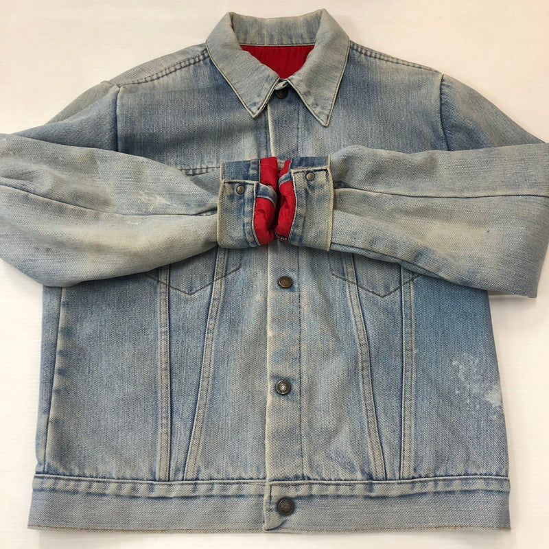 【現状渡し品】【メンズ】 UNKNOWN 70’s DENIM JACKET VINTAGE 70年代 デニムジャケット アウター ヴィンテージ 145-250810-ts-23-tei サイズ：サイズ不明 カラー：インディゴ 万代Net店