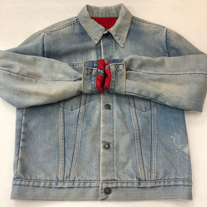 【現状渡し品】【メンズ】 UNKNOWN 70’s DENIM JACKET VINTAGE 70年代 デニムジャケット アウター ヴィンテージ 145-250810-ts-23-tei サイズ：サイズ不明 カラー：インディゴ 万代Net店