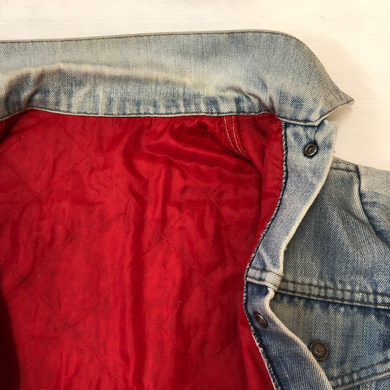 【現状渡し品】【メンズ】 UNKNOWN 70’s DENIM JACKET VINTAGE 70年代 デニムジャケット アウター ヴィンテージ 145-250810-ts-23-tei サイズ：サイズ不明 カラー：インディゴ 万代Net店