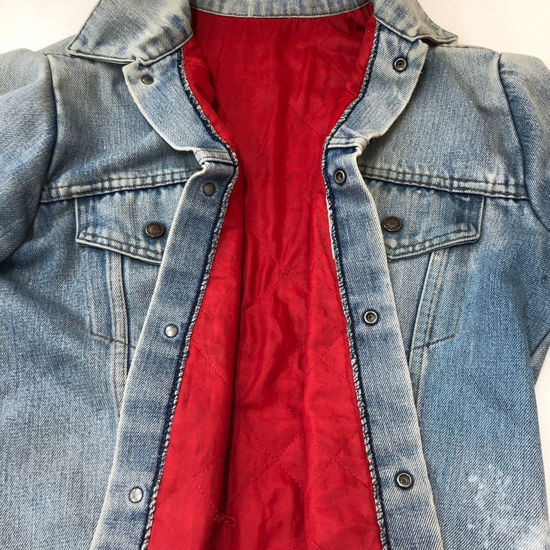 【現状渡し品】【メンズ】 UNKNOWN 70’s DENIM JACKET VINTAGE 70年代 デニムジャケット アウター ヴィンテージ 145-250810-ts-23-tei サイズ：サイズ不明 カラー：インディゴ 万代Net店