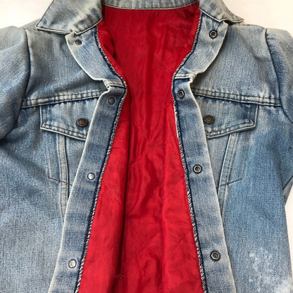 【現状渡し品】【メンズ】 UNKNOWN 70’s DENIM JACKET VINTAGE 70年代 デニムジャケット アウター ヴィンテージ 145-250810-ts-23-tei サイズ：サイズ不明 カラー：インディゴ 万代Net店