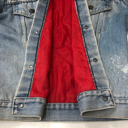 【現状渡し品】【メンズ】 UNKNOWN 70’s DENIM JACKET VINTAGE 70年代 デニムジャケット アウター ヴィンテージ 145-250810-ts-23-tei サイズ：サイズ不明 カラー：インディゴ 万代Net店