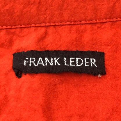 【中古品】【メンズ】 FRANK LEDER フランクリーダー 21SS TRIPLE WASH THIN COTTON SHIRT 0916094 トリプル ウォッシュ スィン コットンシャツ 長袖 トップス 141-250813-KS-02-tei サイズ：M カラー：オレンジ 万代Net店