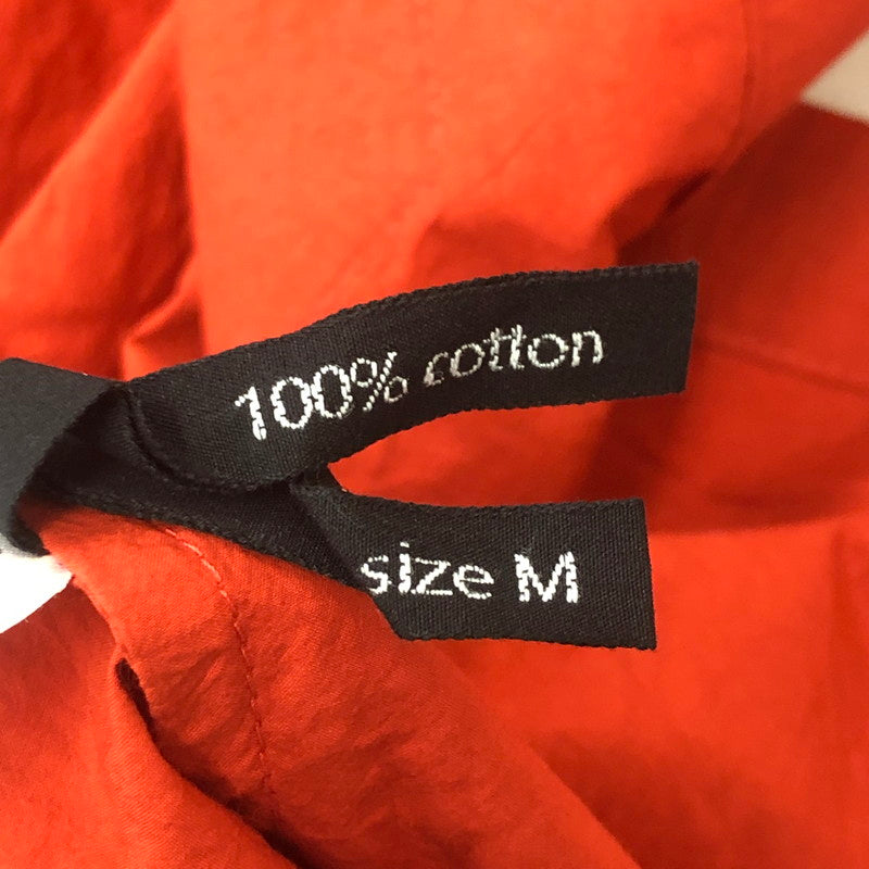 【中古品】【メンズ】 FRANK LEDER フランクリーダー 21SS TRIPLE WASH THIN COTTON SHIRT 0916094 トリプル ウォッシュ スィン コットンシャツ 長袖 トップス 141-250813-KS-02-tei サイズ：M カラー：オレンジ 万代Net店