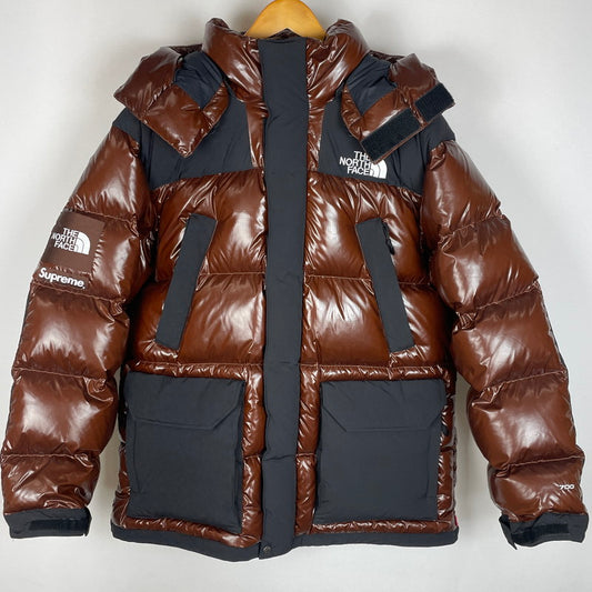 【中古品】【メンズ】 Supreme シュプリーム × THE NORTH FACE ザ・ノースフェイス 別注 コラボ 700-FILL DOWN PARKA ND52206I 700フィル ダウン パーカ アウター 149-251218-yy-06-tei サイズ：XL カラー：ブラウン 万代Net店