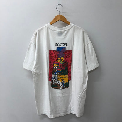 【中古品】【メンズ】 UNKNOWN 90's CUERVO1800 PRINT S/S TEE 90年代 クエルボ 1800 プリント ショートスリーブ Tシャツ 半袖 トップス HANES BODY 145-250813-KS-25-tei サイズ：XL カラー：ホワイト 万代Net店