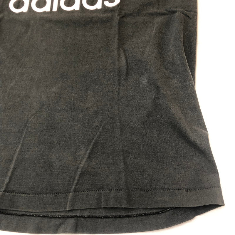 【中古品】【メンズ】 adidas アディダス 90's TREFOIL LOGO PRINT S/S TEE 90年代 トレフォイル ロゴ プリント ショートスリーブ Tシャツ 半袖 トップス 148-250813-KS-26-tei サイズ：L カラー：ブラック 万代Net店